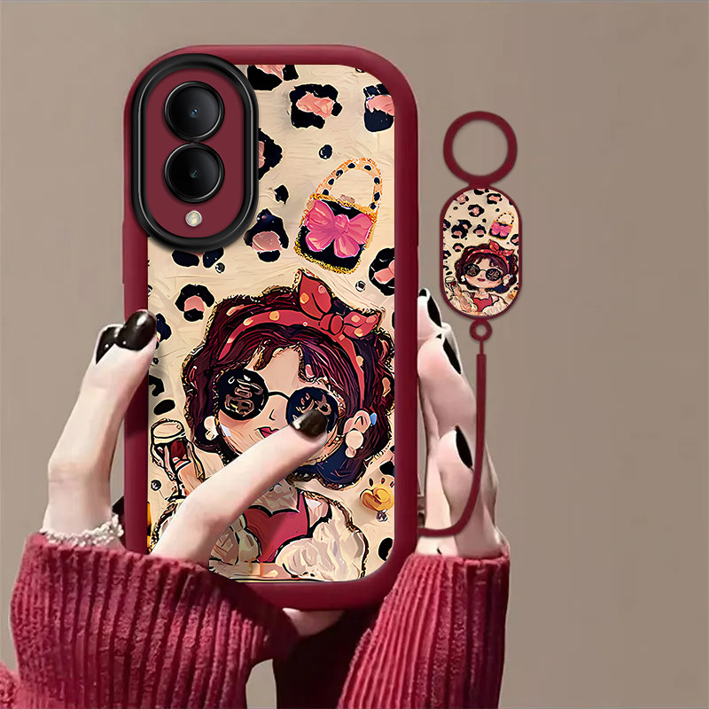 富婆女孩适用vivoY36s手机壳y36i新款y35m+高级y33/y31/y3s全包y32/y30/y20防摔y36c软壳y33e保护y305g带挂绳,3C数码配件,手机保护套/壳,淘宝优惠券,粉丝福利购,淘宝优惠卷