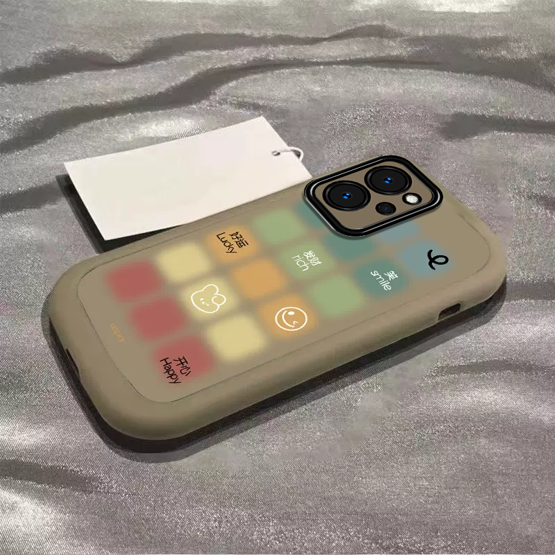 适用荣耀80se手机壳GIAAN80晕染彩色格子保护GLA套GLAAN华为新款Honor80SE创意纯色全包软防摔ES曲屏8OSE男女