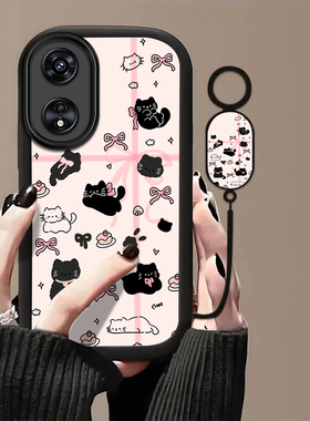 适用OPPOA975G手机壳oppoa96/95/72新款a93/92/56s防摔55/53/52软36/32/5可爱猫咪11/9/2x全a3/1i包PlusMaxGT