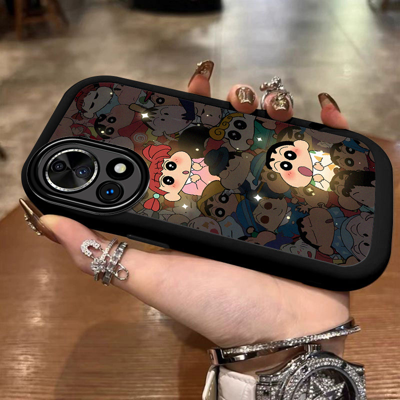 适用华为Nova12手机壳新款noⅴa12Pro卡通可爱小新nove保护套novo创意外壳nava硅胶n0va全包nowa防摔nave男女