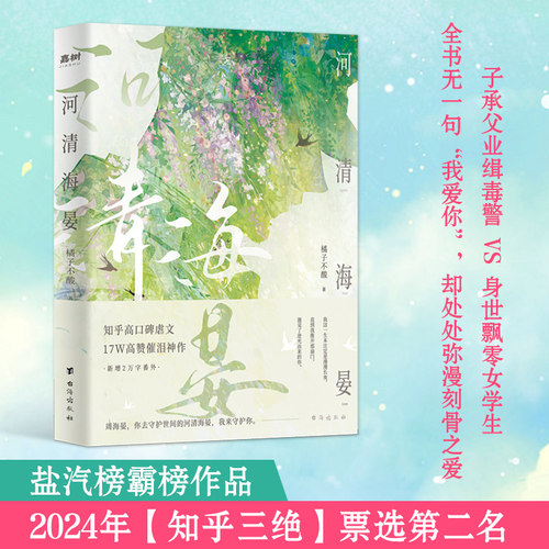 【正版】河清海晏小说畅销书排行榜15000+评论热议治愈心灵的书20