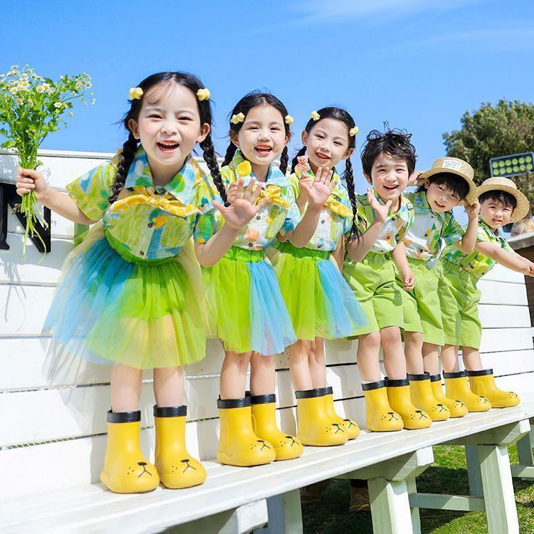 巴拉妮琪六一表演服装幼儿园演出服装跳舞小学生舞蹈啦啦队合唱服