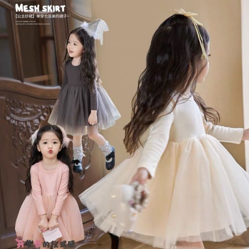 女童春秋新款儿童连衣裙女童时尚