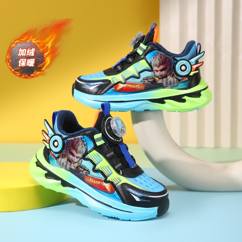 男童棉鞋2024冬季新款黑悟空