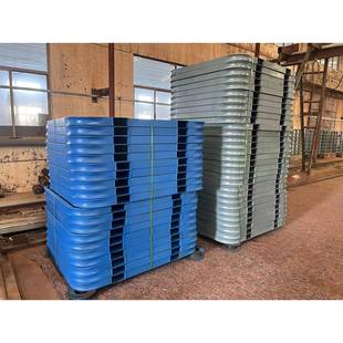 金属圆角叉车铁托盘现货饲料厂面粉厂堆垛钢托盘1.4米 1.6米