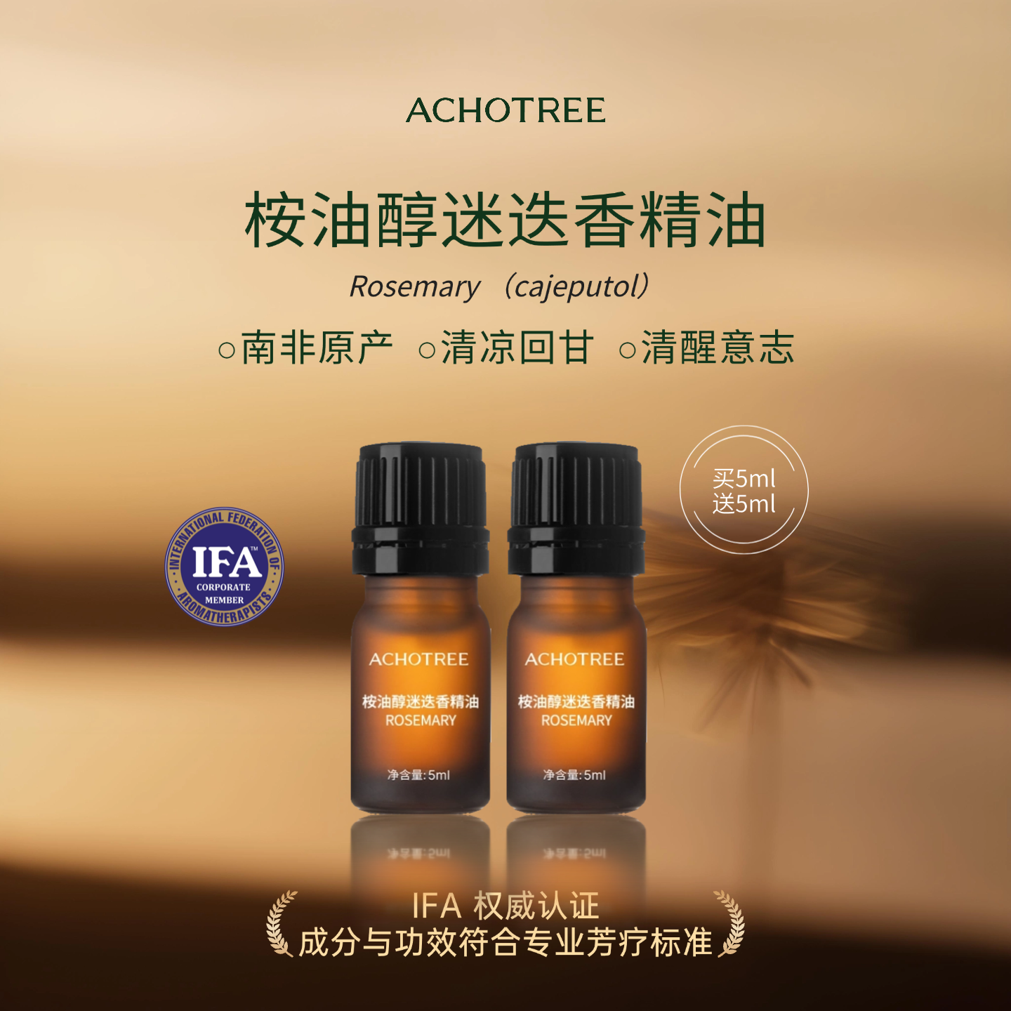 ACHOTREE桉油醇迷迭香单方精油