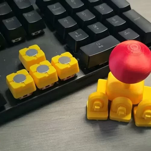 3D打印游戏摇杆拳皇键帽机械键盘键帽WADS方向键创意游戏遥感手柄