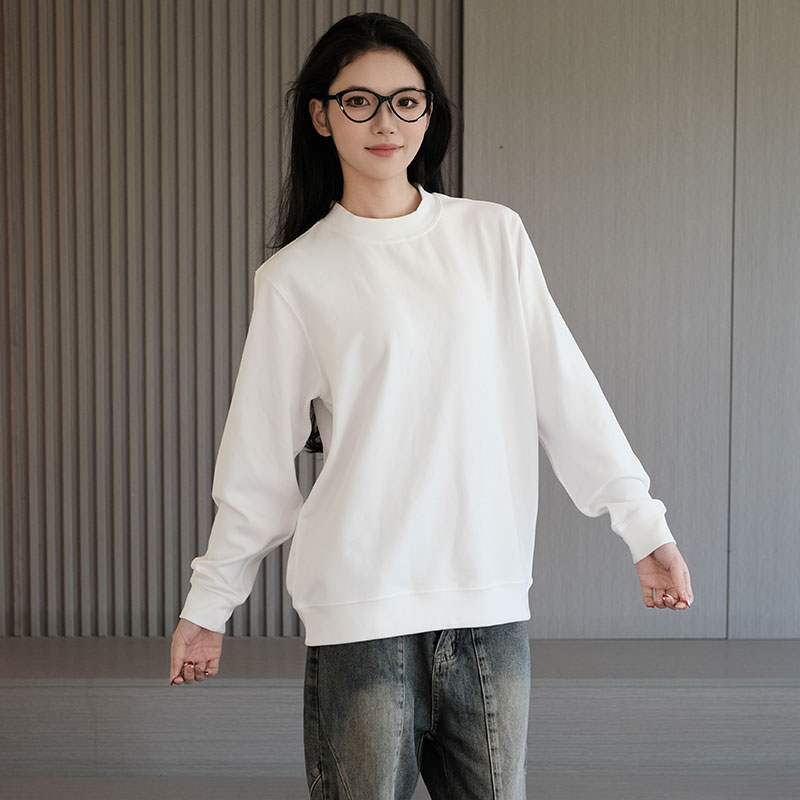 柔软糯米适中卫衣韩版氨纶宽松