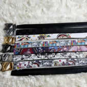 2025新款 带 百搭休闲潮流牛仔裤 男士 全卡槽皮带真皮自动扣腰带时尚