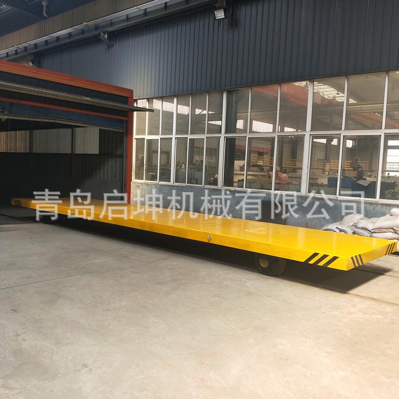 厂家销售转台物料运输电动地平车装卸方便无线遥控无轨电动平车