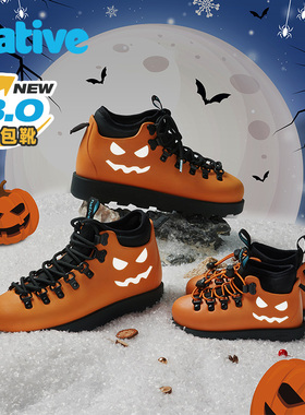 Native秋冬新品万圣节特别款欧包靴户外亲子徒步登山休闲鞋时尚