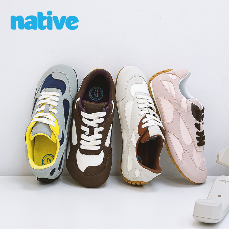 [新品]native2025秋冬德训鞋复古EVA休闲运动鞋男女鞋百搭小白鞋