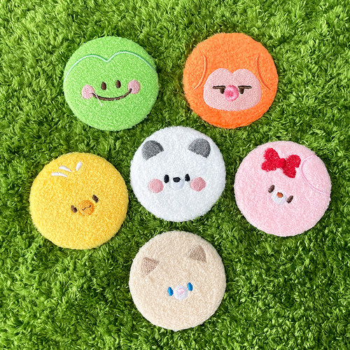 ruafufuforest软芙芙动物徽章原创毛绒吧唧包配装饰