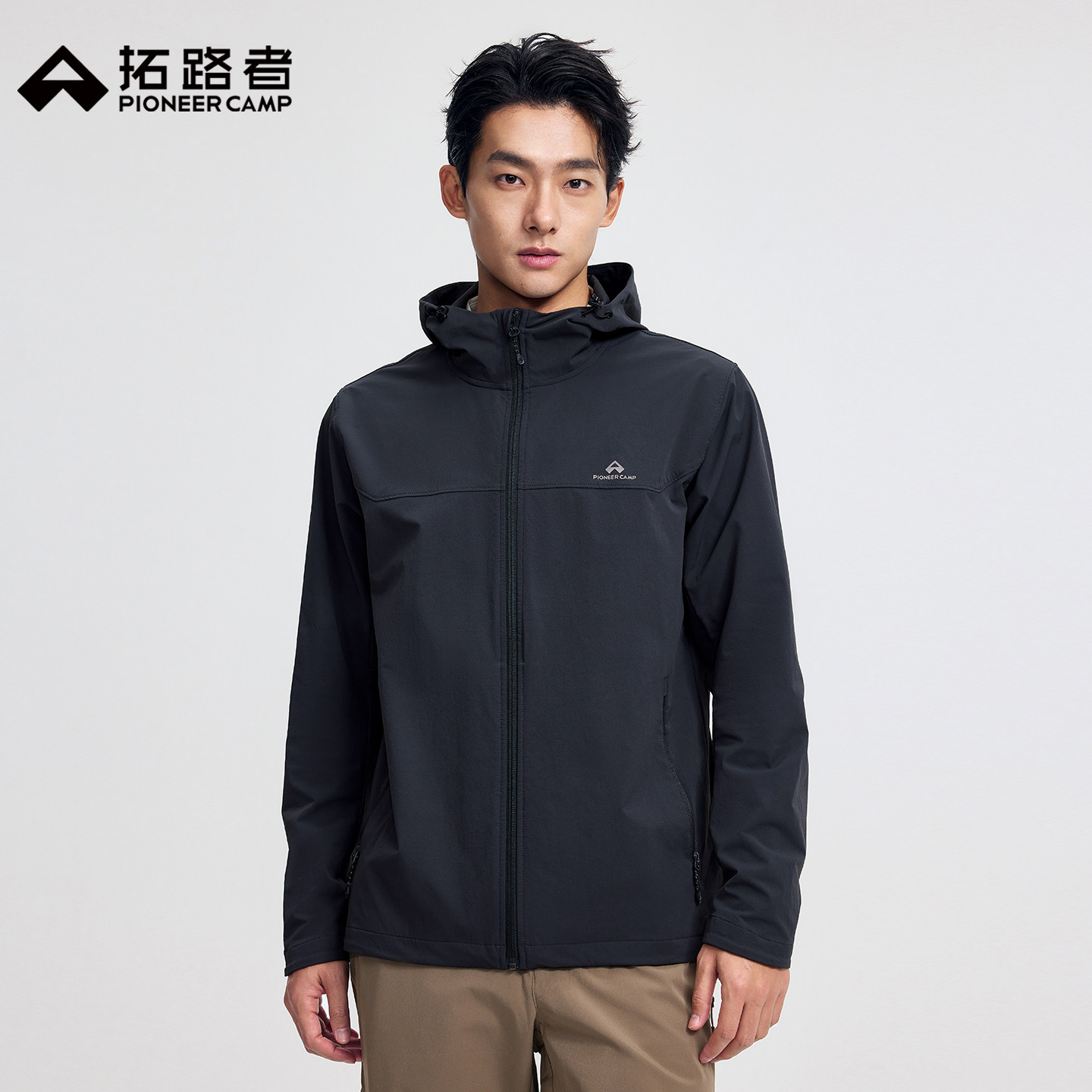 拓路者【海豹薄软壳】春装软壳衣男士外套春季防风运动软壳夹克男