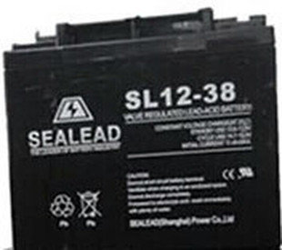 SEALEAD西力达蓄电池12V38AH消防主机SL12 38机房UPS电源直流屏用