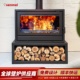 真火壁炉燃木取暖家庭柴火家居设计IMX2L1 senmei 双层欧式