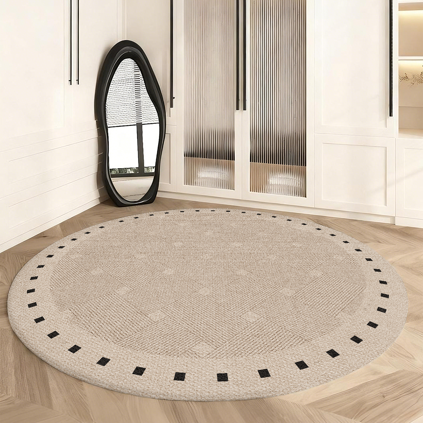 客厅地垫防滑防水床边毯子