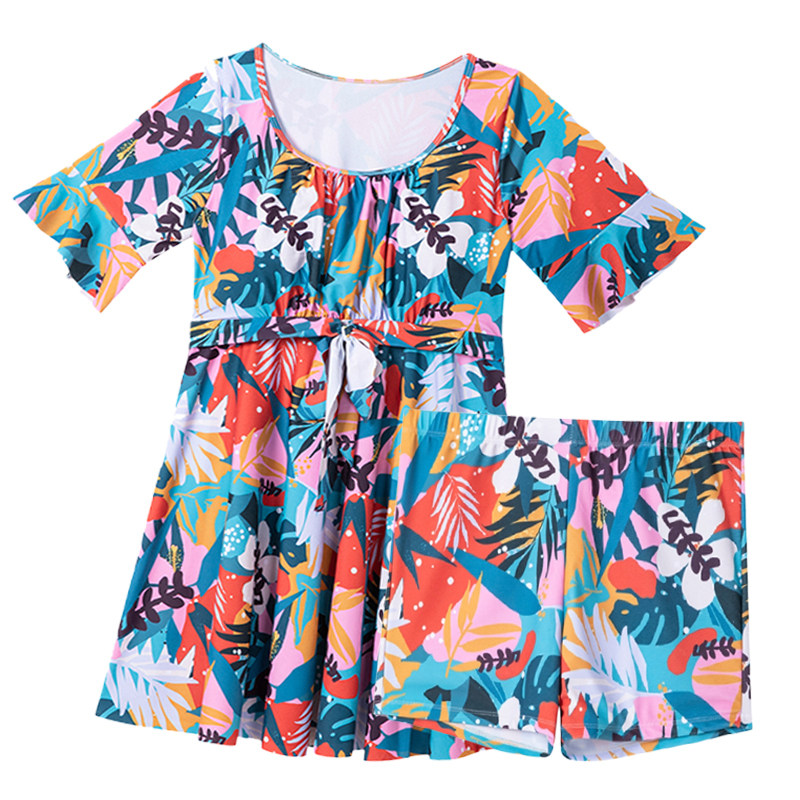 加肥加大游泳衣女200斤大码胖mm2025新款高级感温泉保守分体宽松