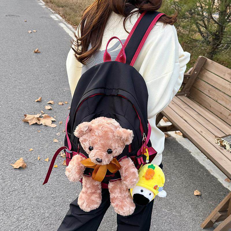 学生书包轻便旅行背包百搭卡通萌