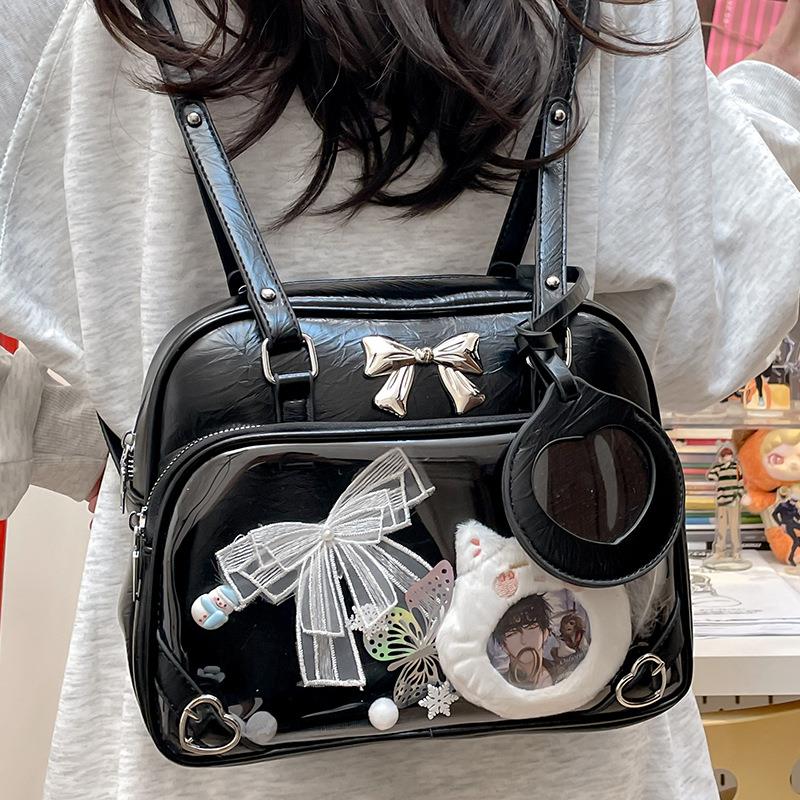 透明吧唧痛包娃包可爱女包