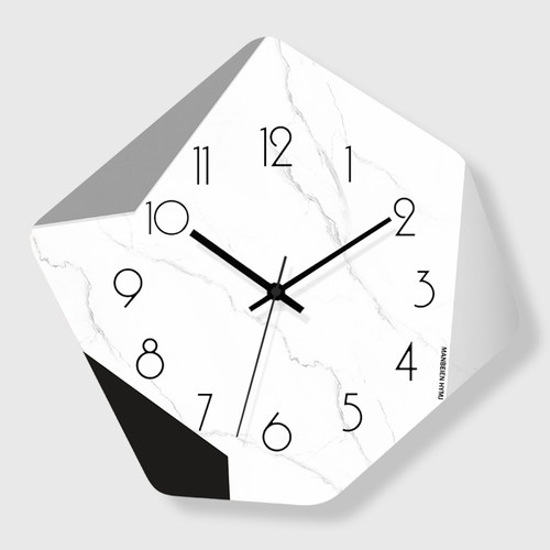 2024新款钟表挂钟客厅家用时尚静音时钟现代挂墙个性北欧简约挂表