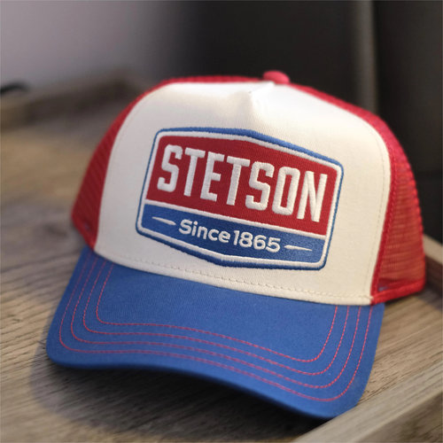 STETSON四季美式复古卡车司机帽网眼透气时尚百搭鸭舌帽网帽