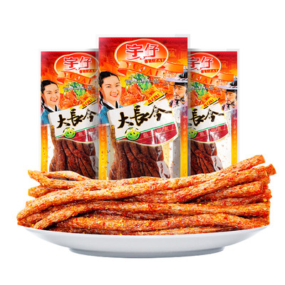 宇仔大长今辣条面筋老式辣棒小吃零食麻辣儿时童年90怀旧食品年代