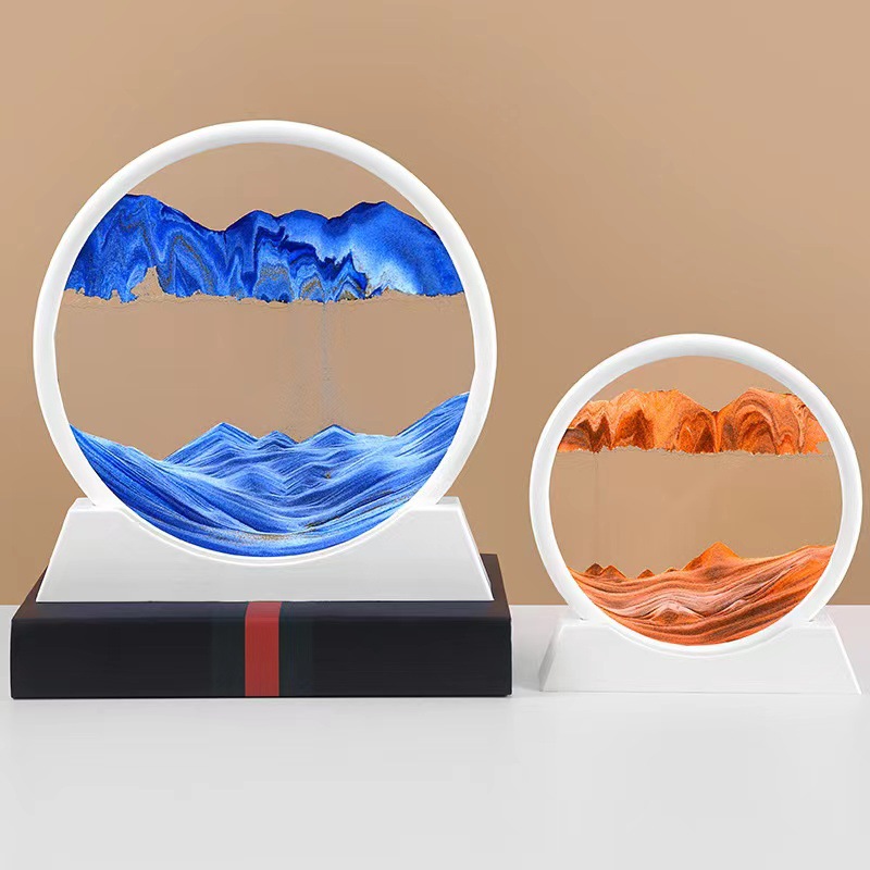 3D流沙画解压艺术沙漏摆件客厅