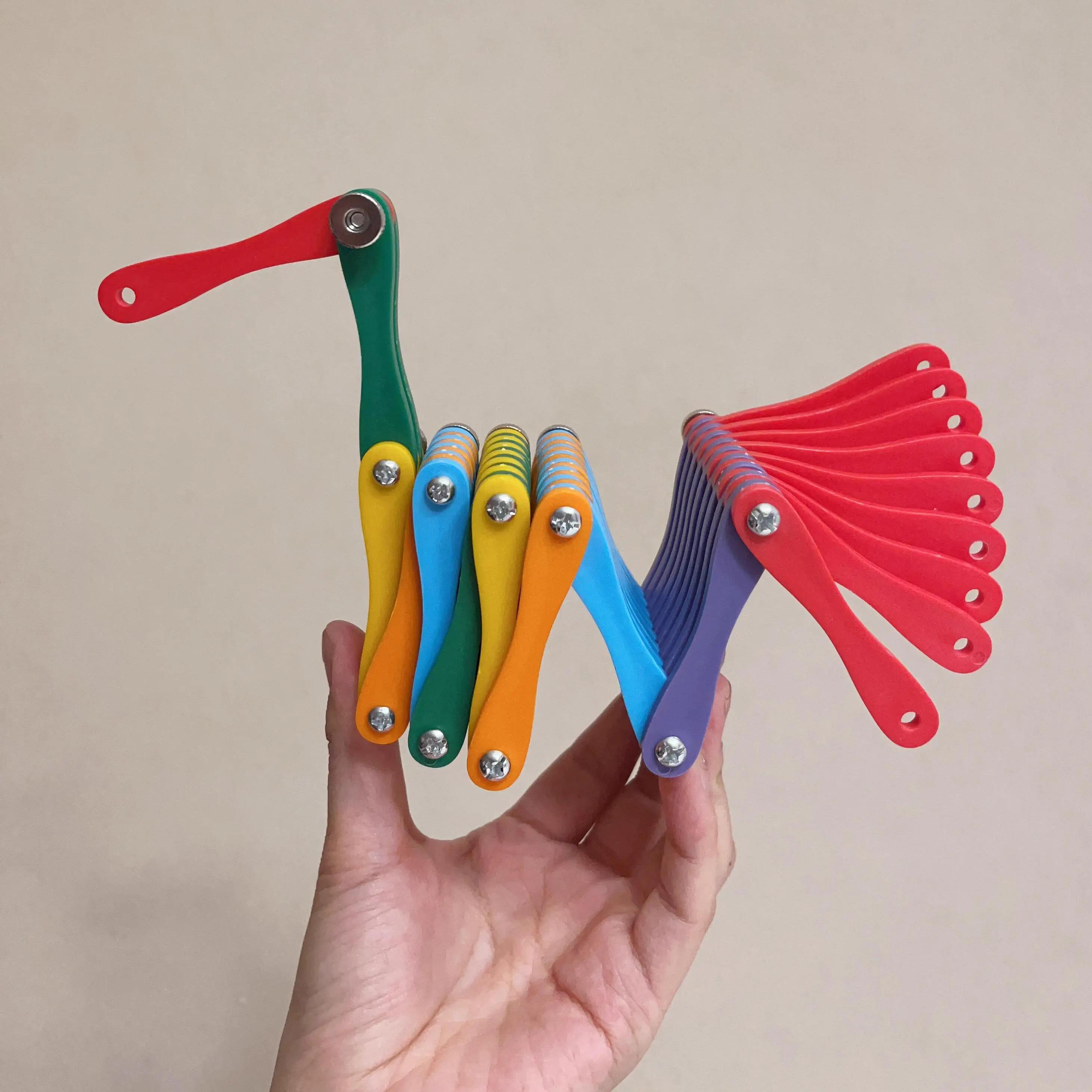 益智积木创意百变折折乐多巴胺儿童趣味智力开 发动脑亲子互动玩