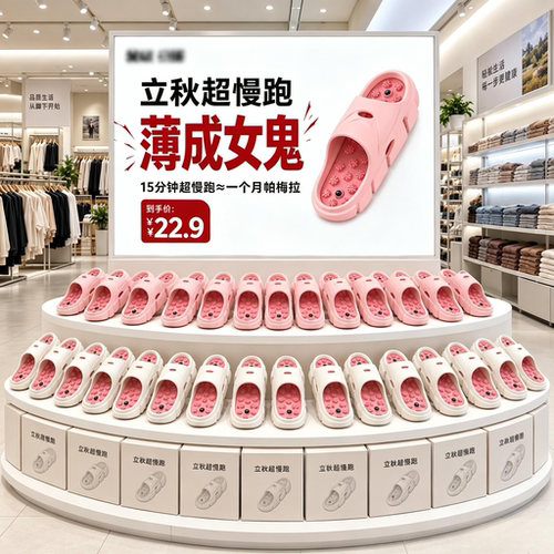 内脏脂肪克星！指压板拖鞋2.0