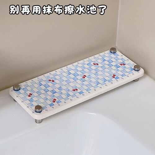 洗手台置物架卫生间硅藻泥吸水垫