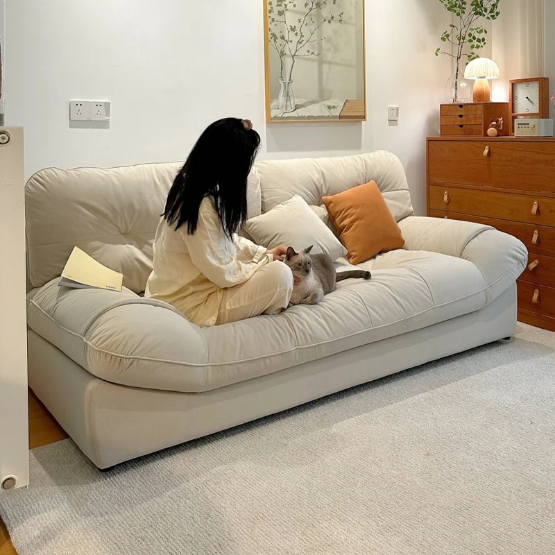 云朵布艺沙发客厅2025新款小户型