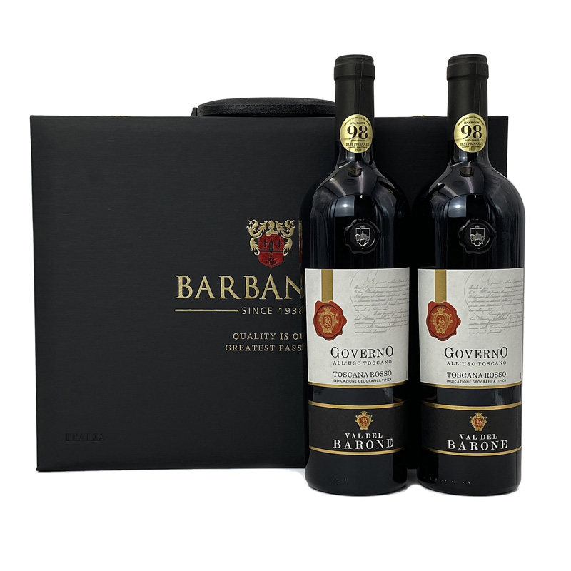 【luca maroni 98分/超级托斯卡纳】意大利男爵部落干红双支礼盒