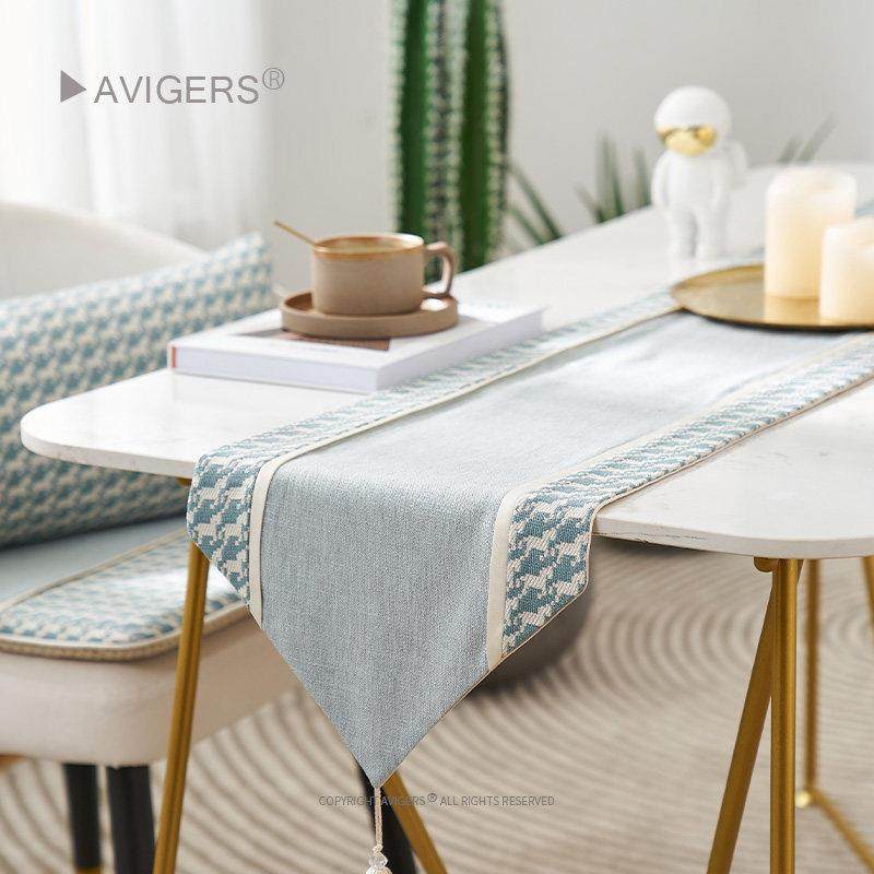 桌旗现代简约茶桌垫布茶台布艺长条大板茶桌桌布茶几装饰布条