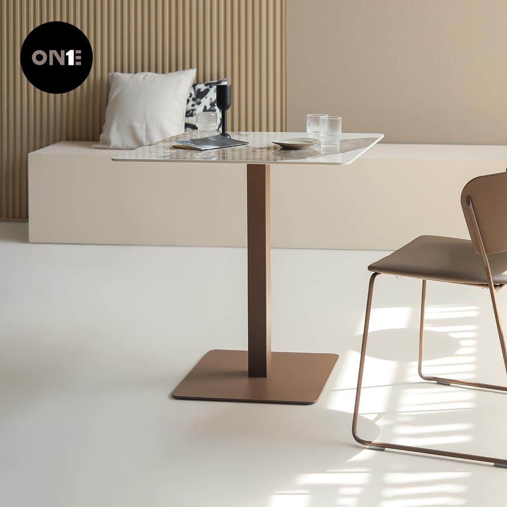 意式极简多颜色岩板餐桌家用轻奢现代简约方形小户型餐桌椅子组合