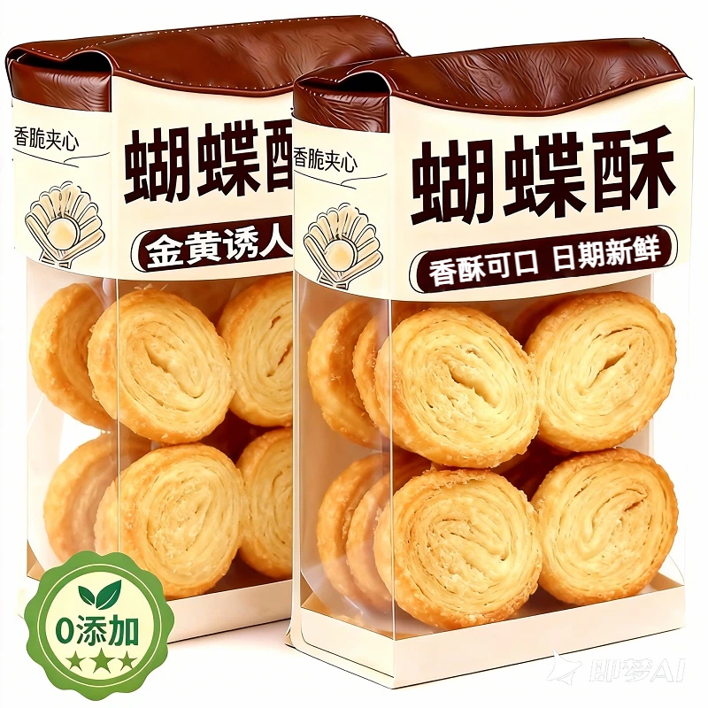 上海国际饭店蝴蝶酥官方旗舰店网红千层酥美食休闲健康零食小吃