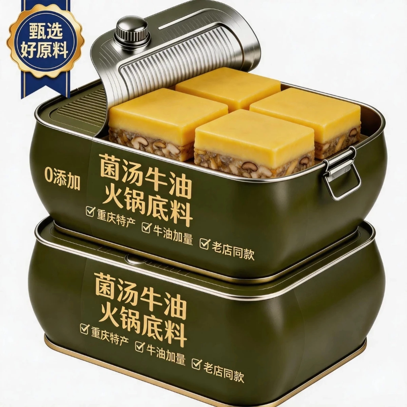 正宗重庆菌汤牛油火锅底料官方旗舰店独立小包装菌菇一人份不辣