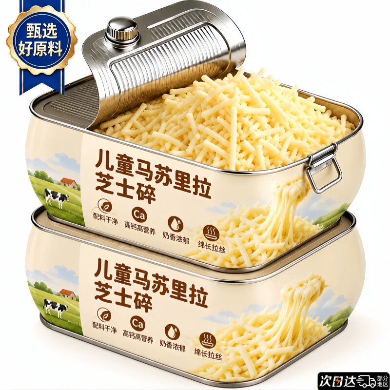 正品马苏里拉芝士碎拉丝家用官方旗舰店烘焙芝士碎儿童无添加奶酪