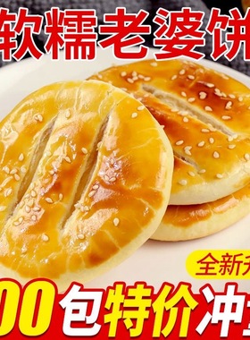 老婆饼整箱软糯香甜正宗广东传统糕点早餐面包小零食休闲小吃