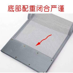 网纱门帘透气磁吸通风防蚊蝇虫防柳絮超市家用窗纱静音纱网帘 夏季