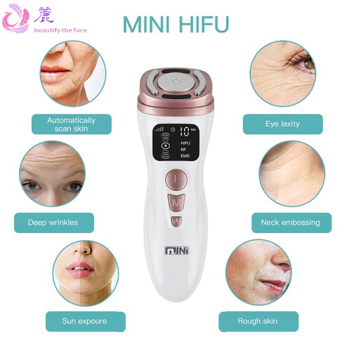 Mini 超声刀 精雕仪 HIFU 温热导入 EMS微电脉冲 提拉抚纹 美容仪
