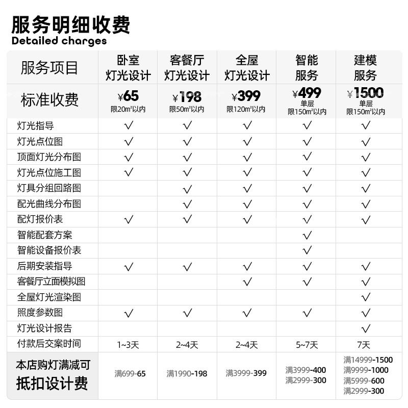 全屋灯光设计服务无主灯客厅照明灯光布局设计服务3D效果图