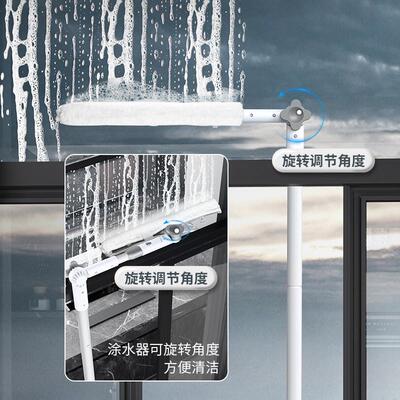 朗净擦玻璃神器家用窗清洁擦器洗刷刮双面刮水器高层工具万向玻璃