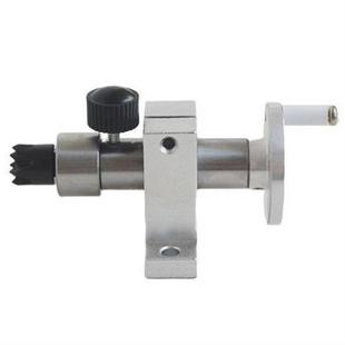 迷你手轮高精度顶针diy木工佛珠车床尾座伸缩回转铝板活梅花夹头