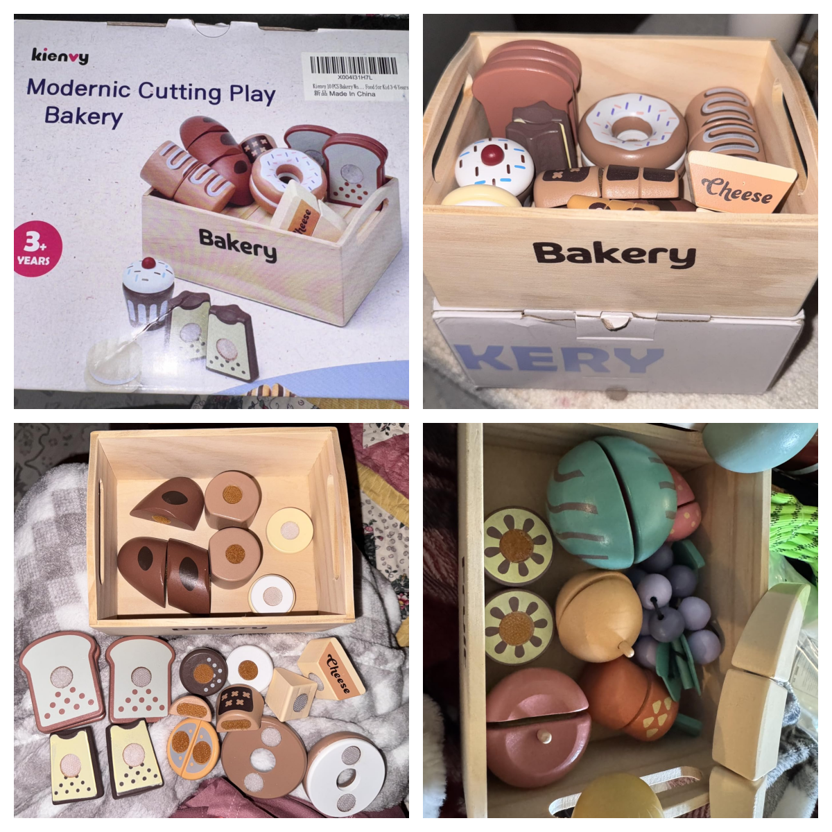 儿童过家家切切乐木质厨房玩具六款木盒水果面包甜点仿真厨具食物,玩具/童车/益智/积木/模型,过家家玩具,淘宝优惠券,粉丝福利购,淘宝优惠卷