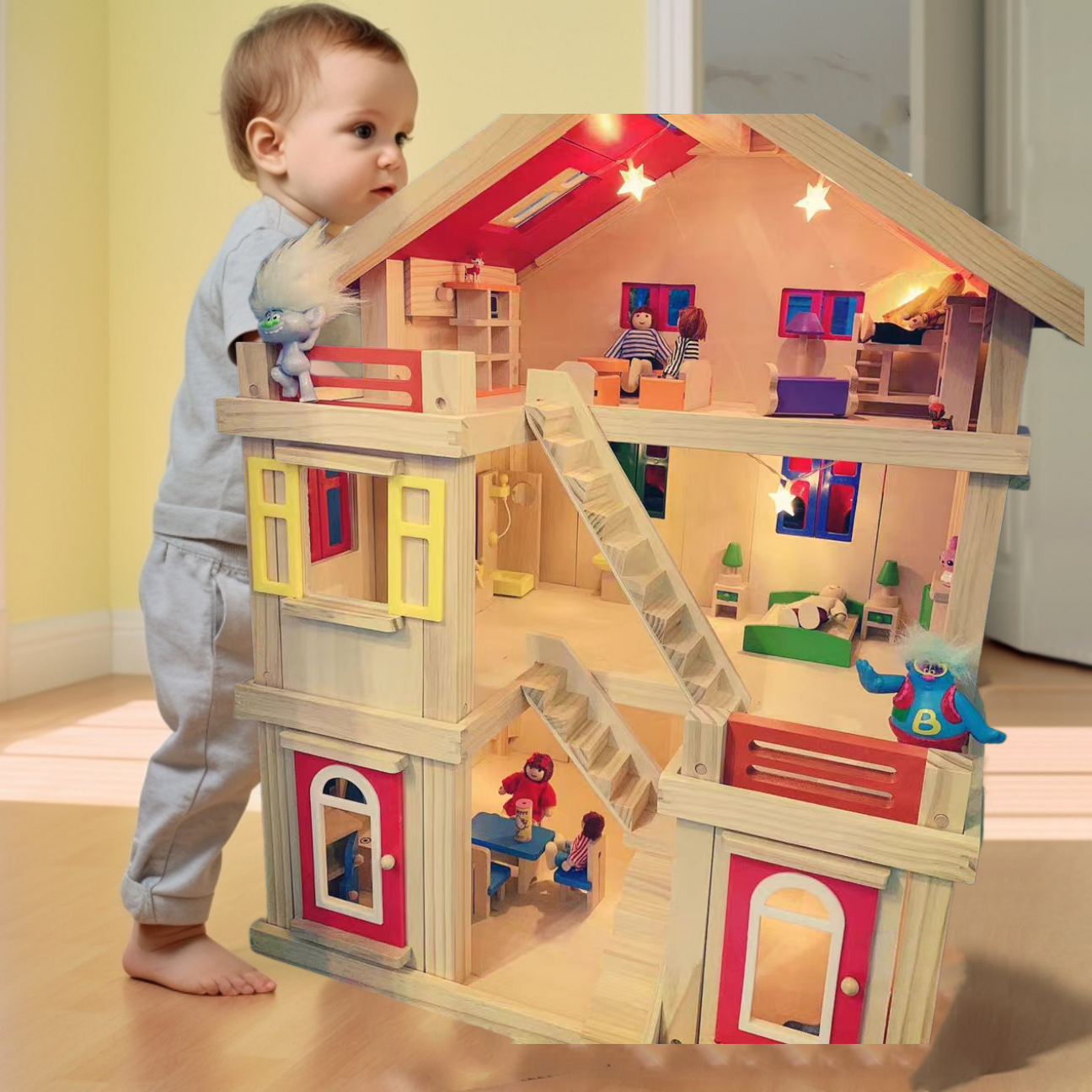 品牌正品仿真房子益智玩具