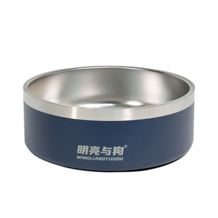 【明亮与狗】宠物不锈钢狗碗狗食盆