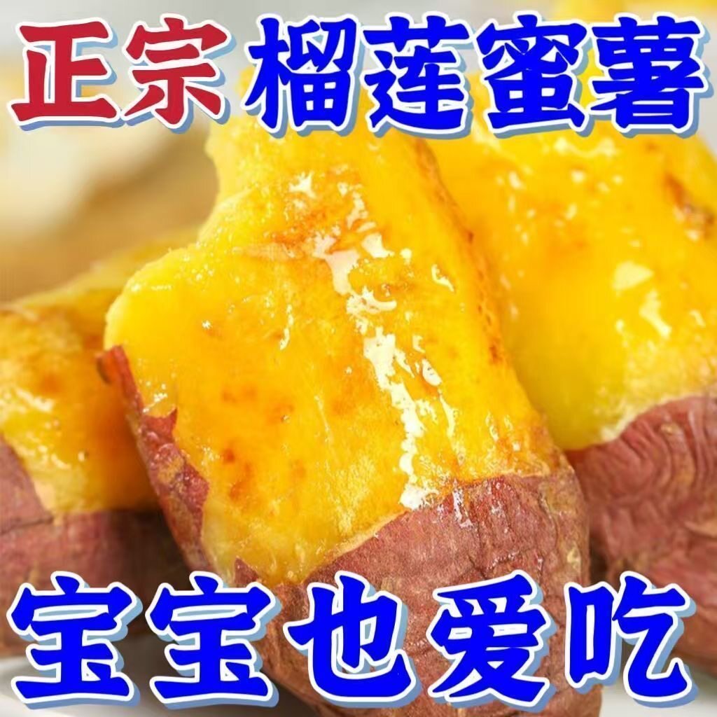 正宗黄金榴莲蜜薯黄心番薯红薯玛莎莉黄金番薯现挖地瓜蔬菜9斤