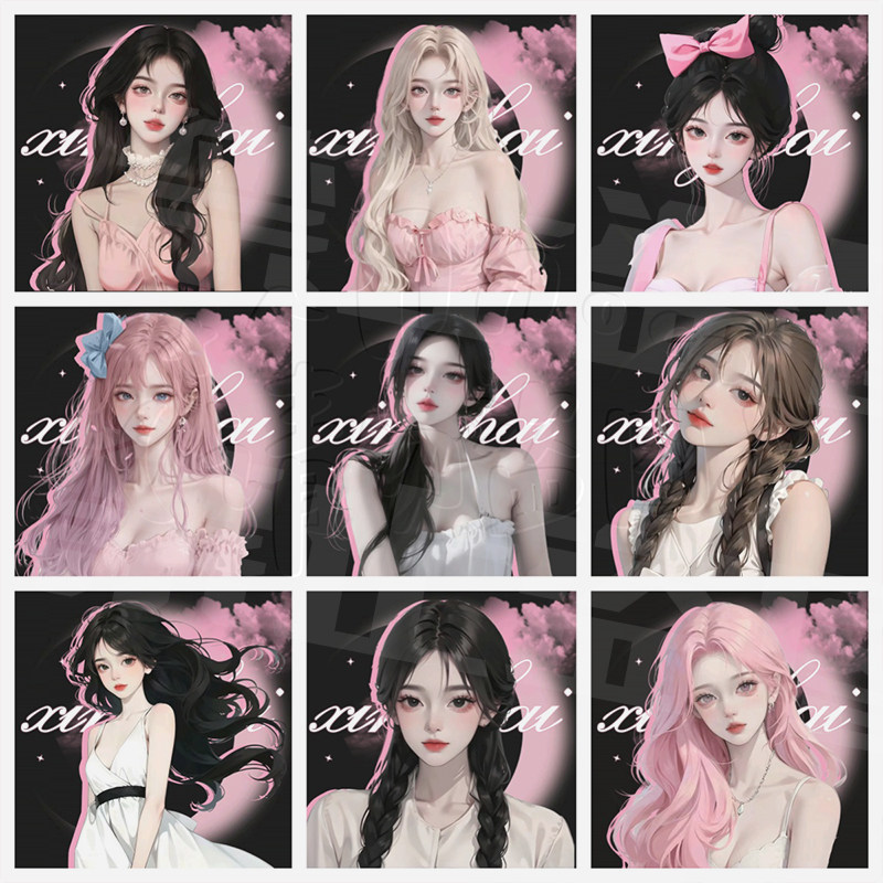 语音厅头像定制主持统一工会抖音直播点唱厅交友厅封面背景制作