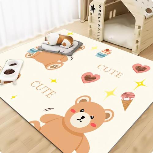 宠物地垫防水pvc狗狗防滑围栏垫子专用地毯免洗裁剪耐脏除尘耐磨